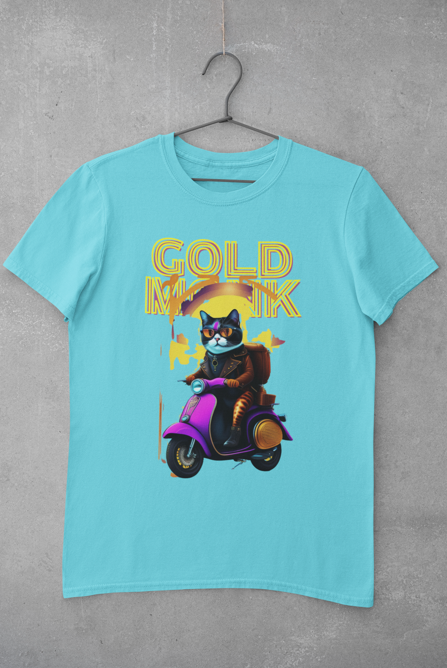 Unisex - 🛵🐱 Cat Cruisin' in Style 🐾🚲