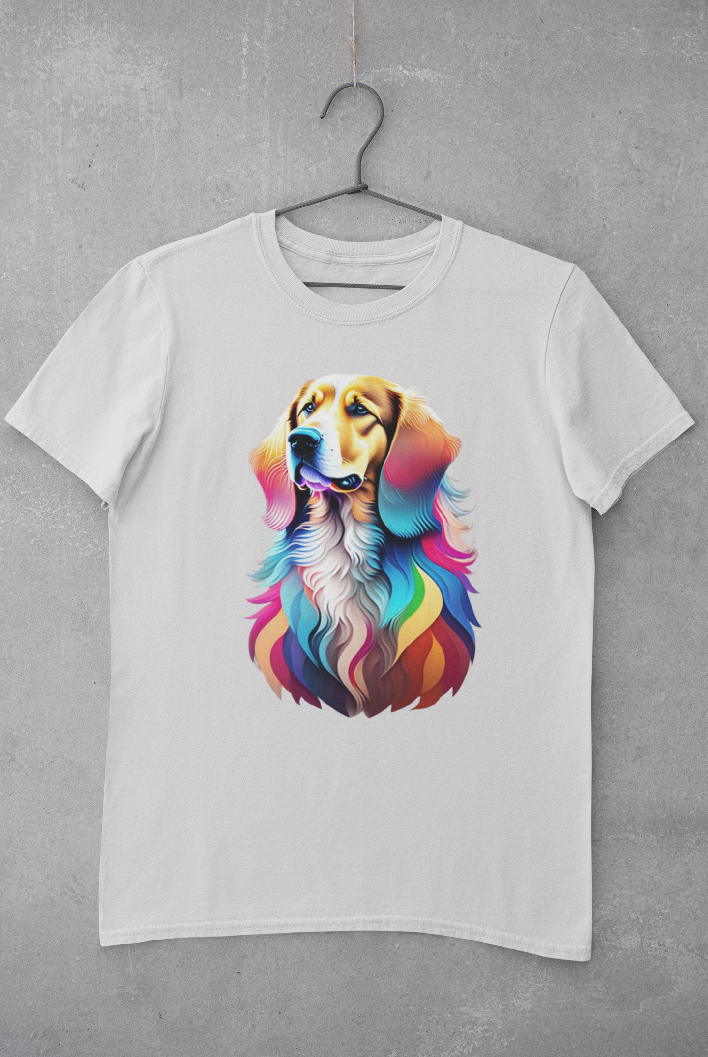 Unisex - 🌈🐶 Lively and Loving: Colorful Labrador 🐾🎨