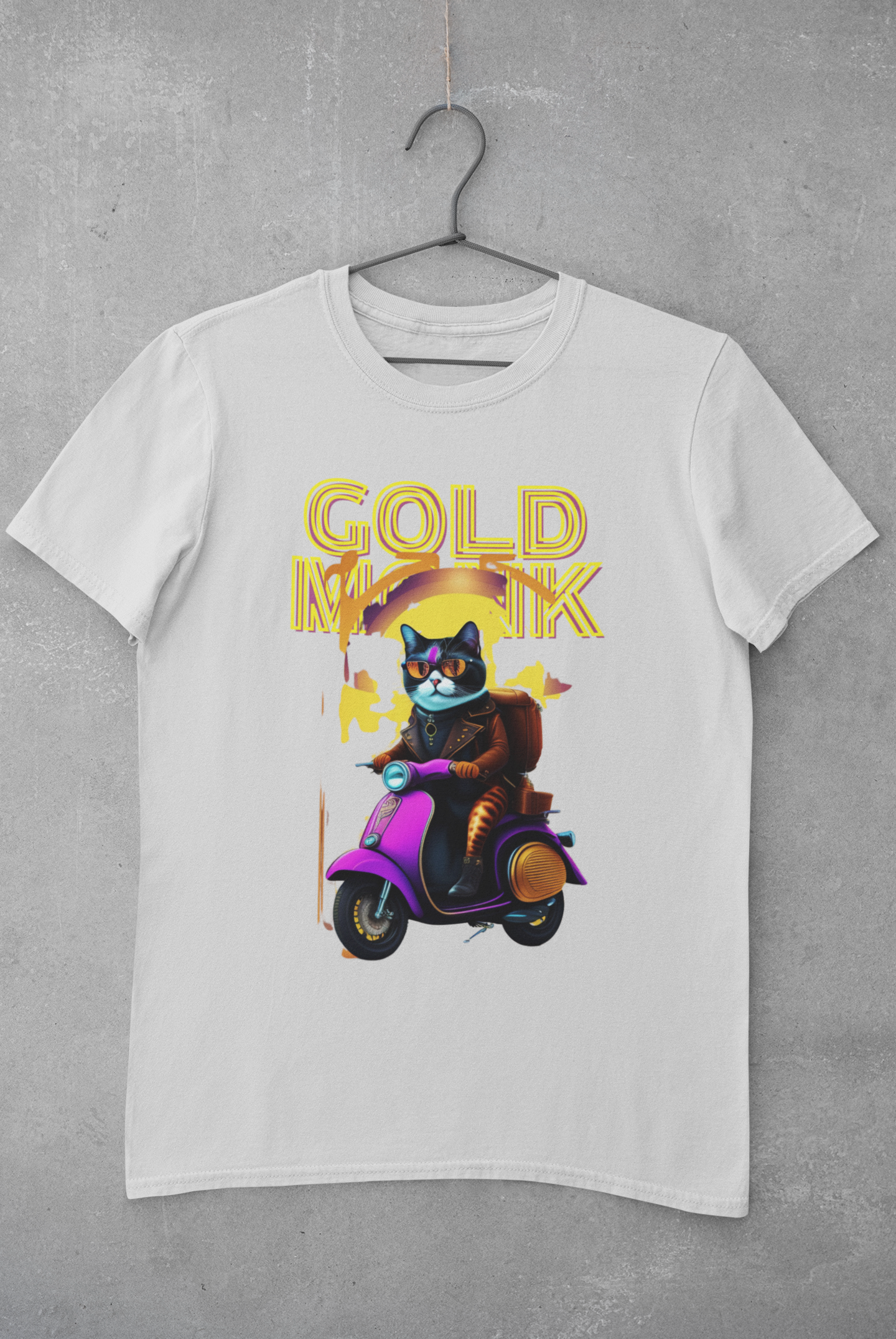 Unisex - 🛵🐱 Cat Cruisin' in Style 🐾🚲