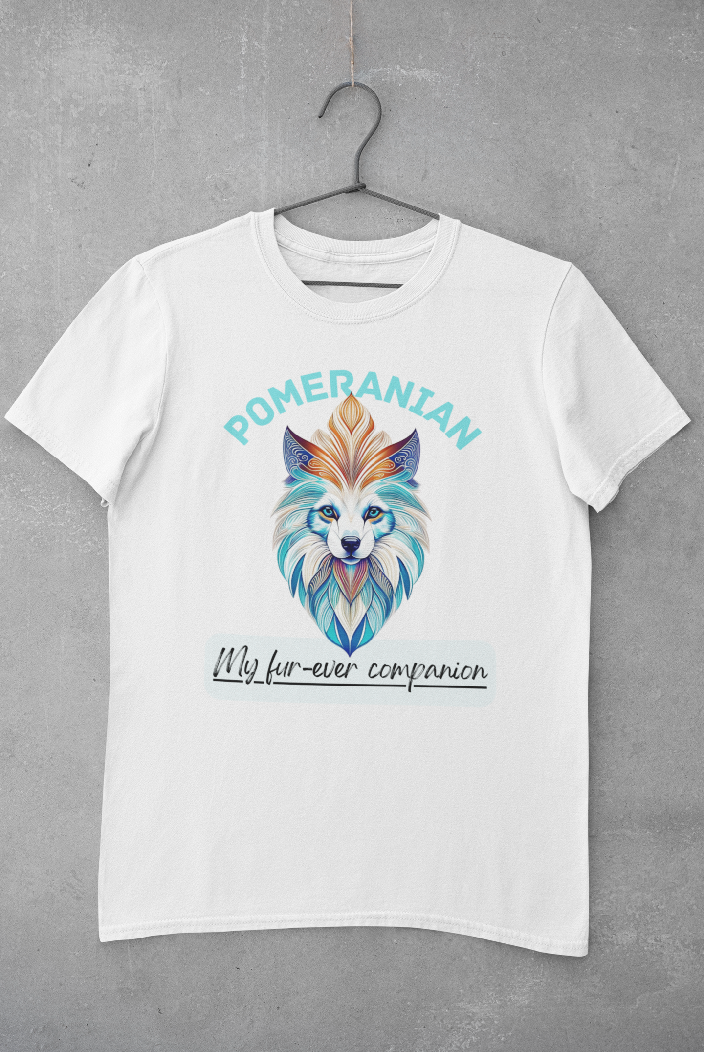 Unisex - 🌈🐶 Delightful Pomeranian 🐾🎨