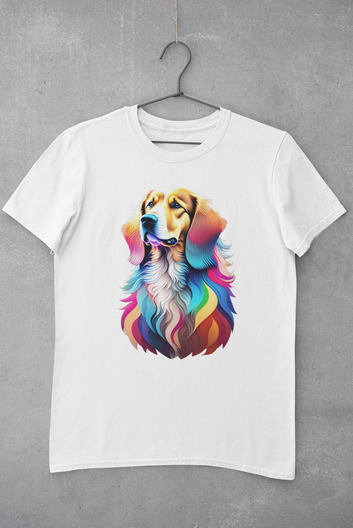 Unisex - 🌈🐶 Lively and Loving: Colorful Labrador 🐾🎨