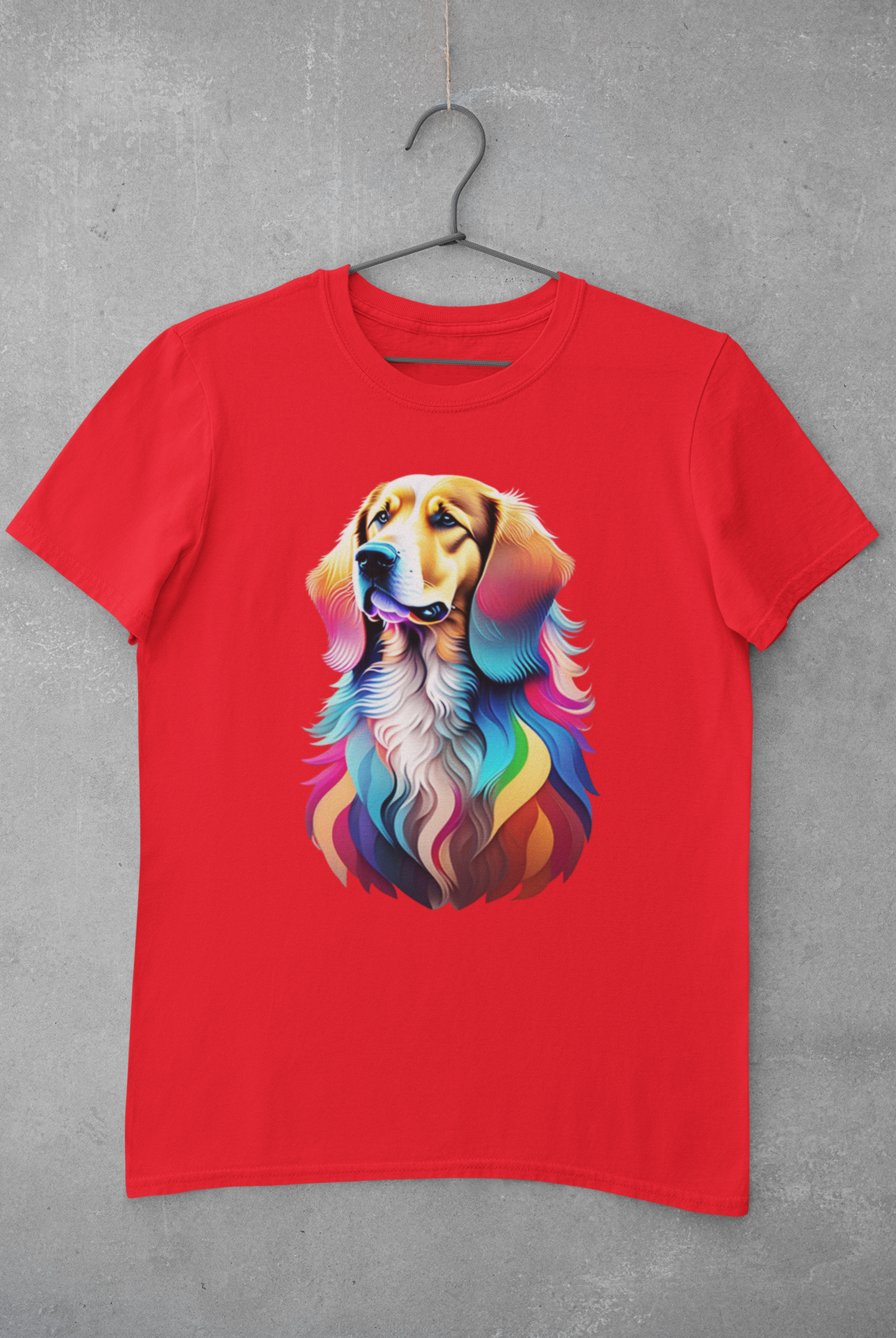 Unisex - 🌈🐶 Lively and Loving: Colorful Labrador 🐾🎨