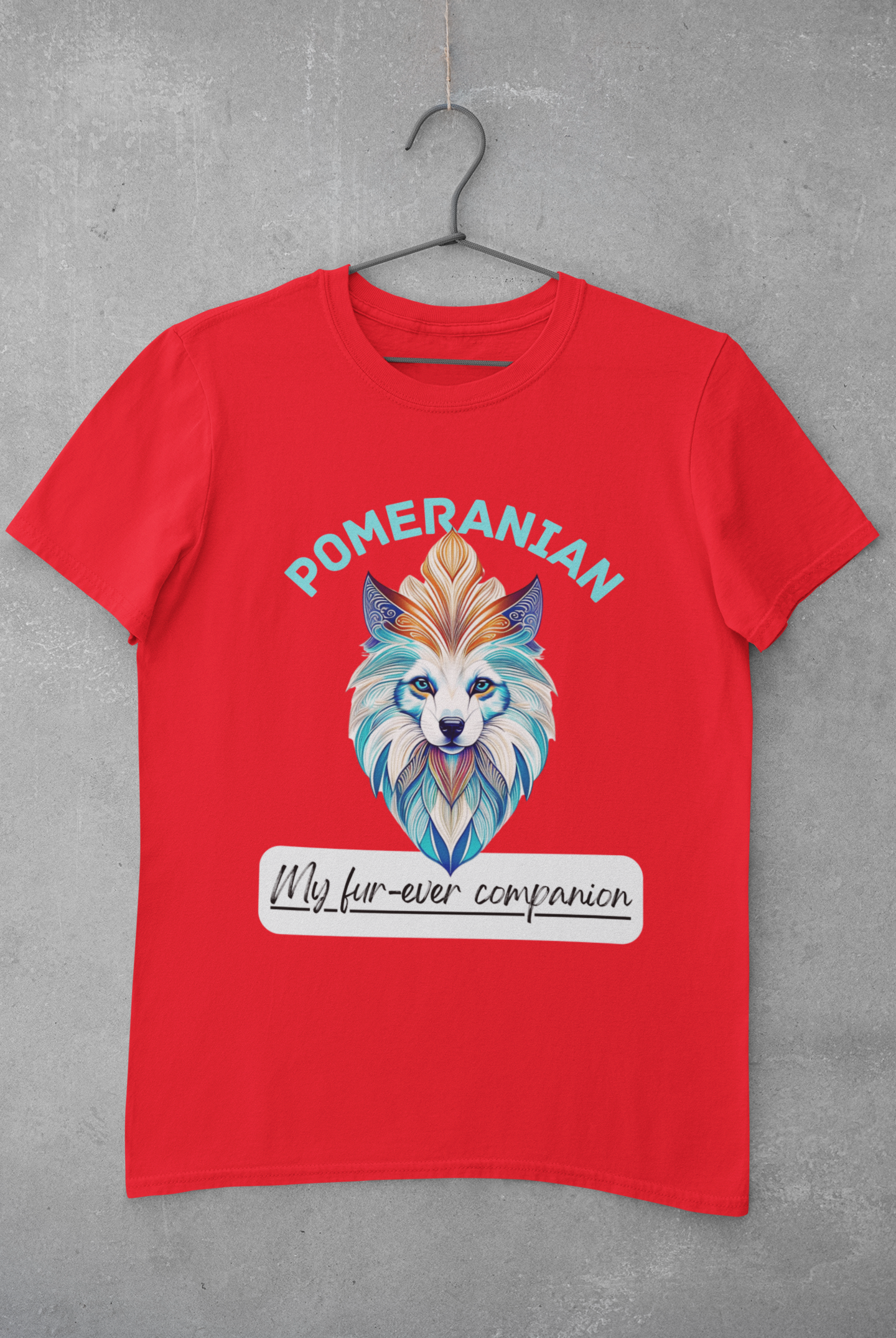 Unisex - 🌈🐶 Delightful Pomeranian 🐾🎨