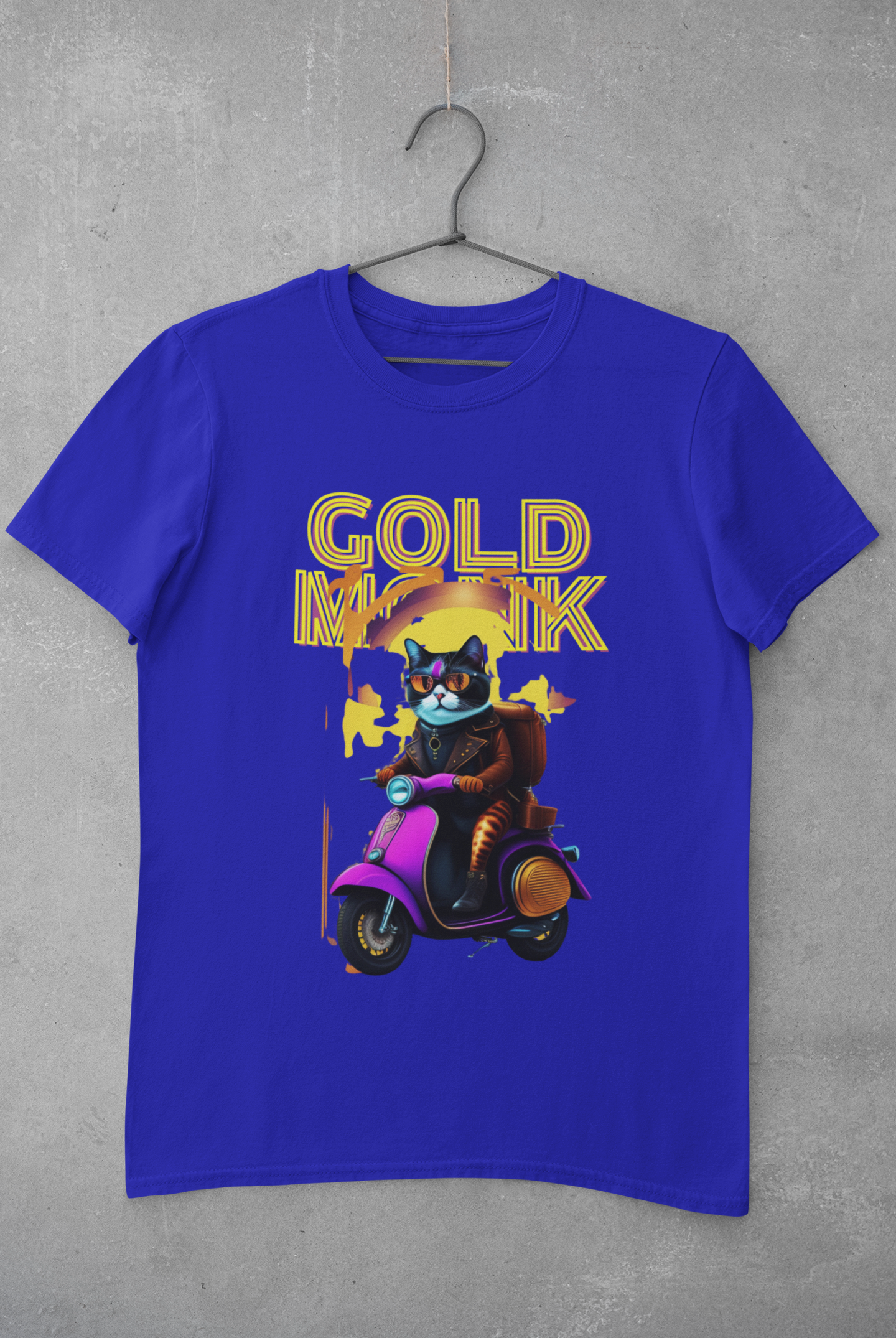 Unisex - 🛵🐱 Cat Cruisin' in Style 🐾🚲