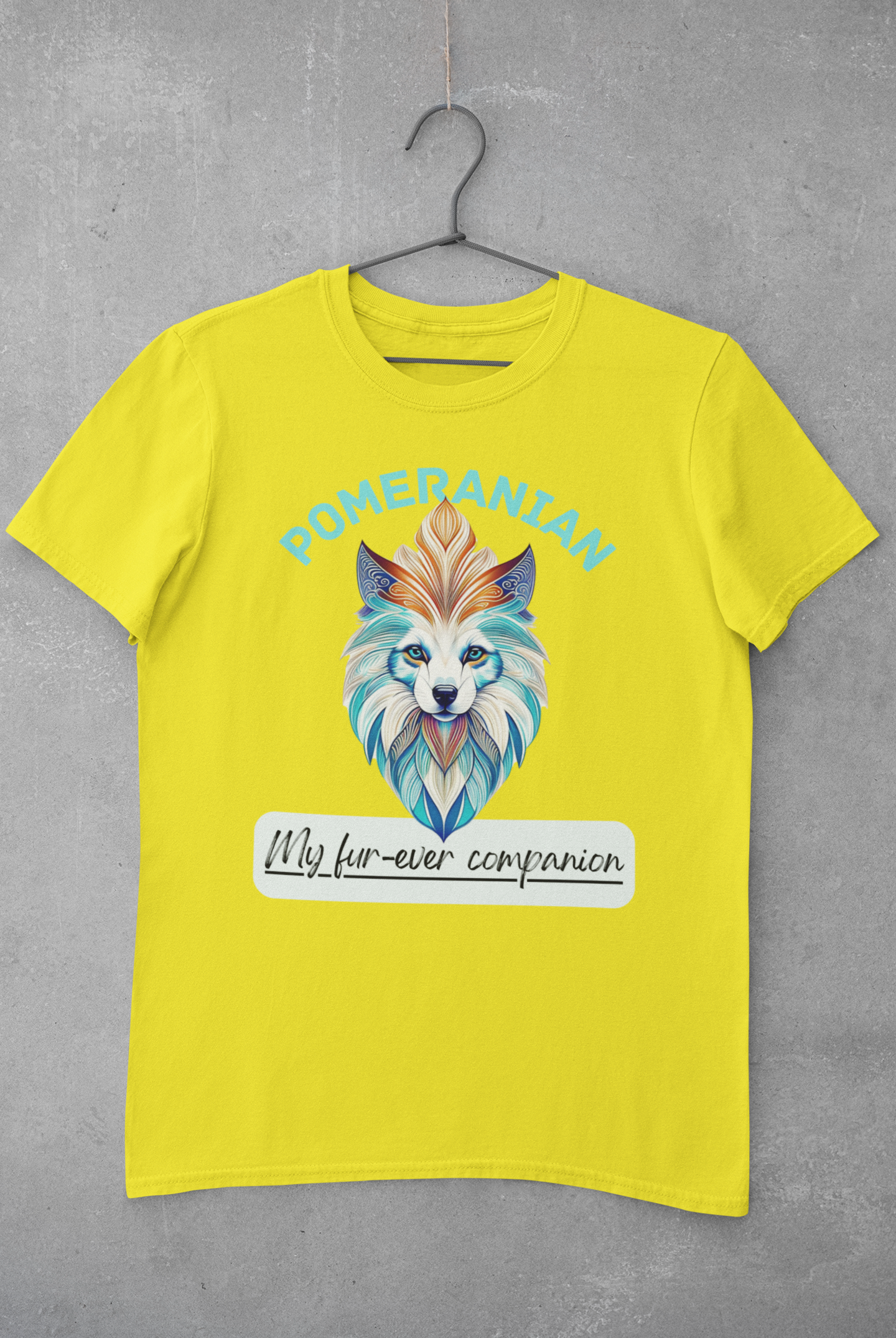 Unisex - 🌈🐶 Delightful Pomeranian 🐾🎨