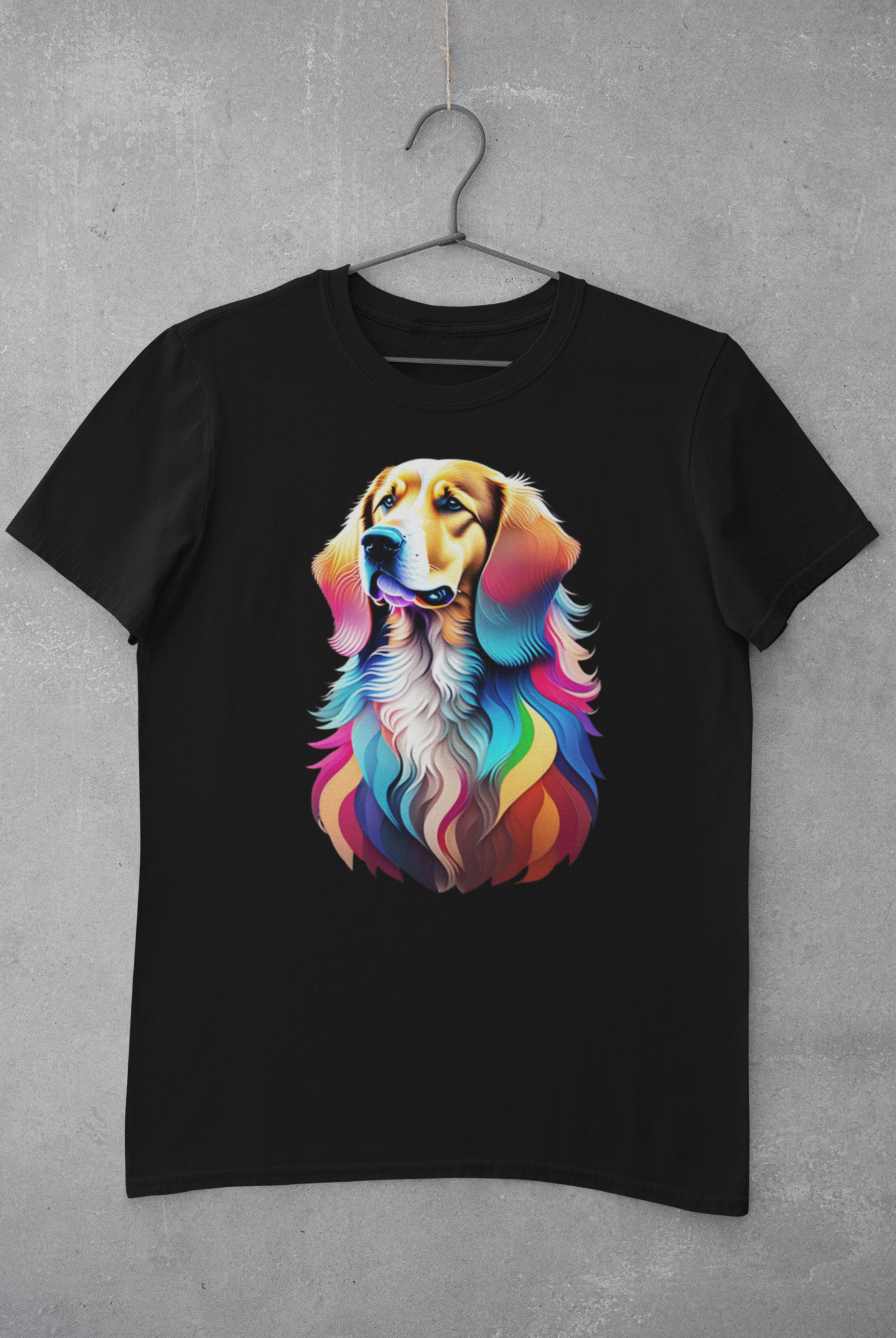 Unisex - 🌈🐶 Lively and Loving: Colorful Labrador 🐾🎨