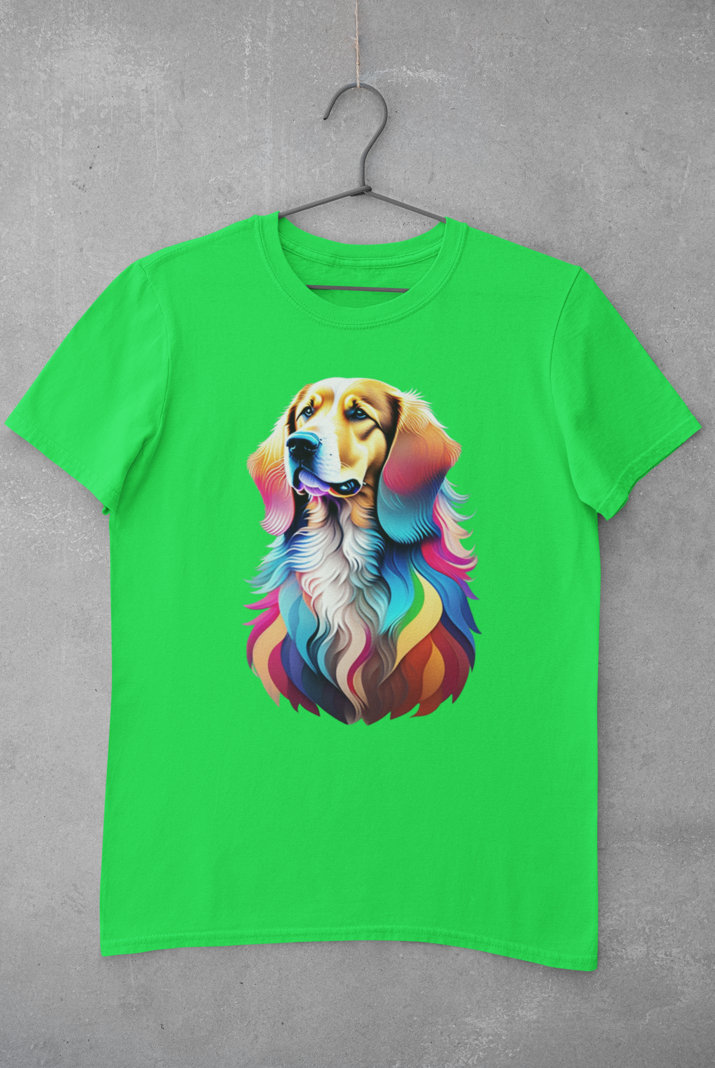 Unisex - 🌈🐶 Lively and Loving: Colorful Labrador 🐾🎨