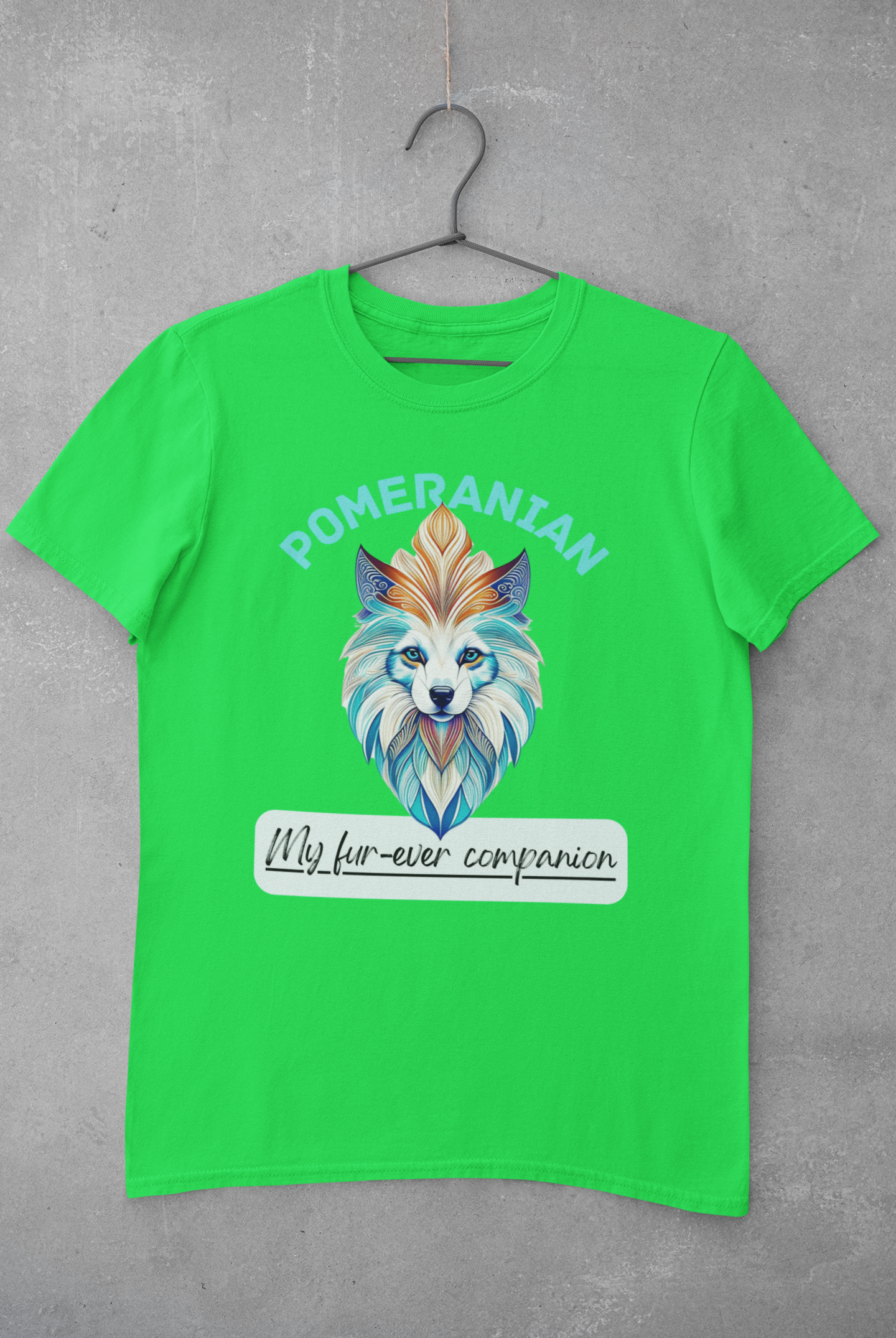 Unisex - 🌈🐶 Delightful Pomeranian 🐾🎨