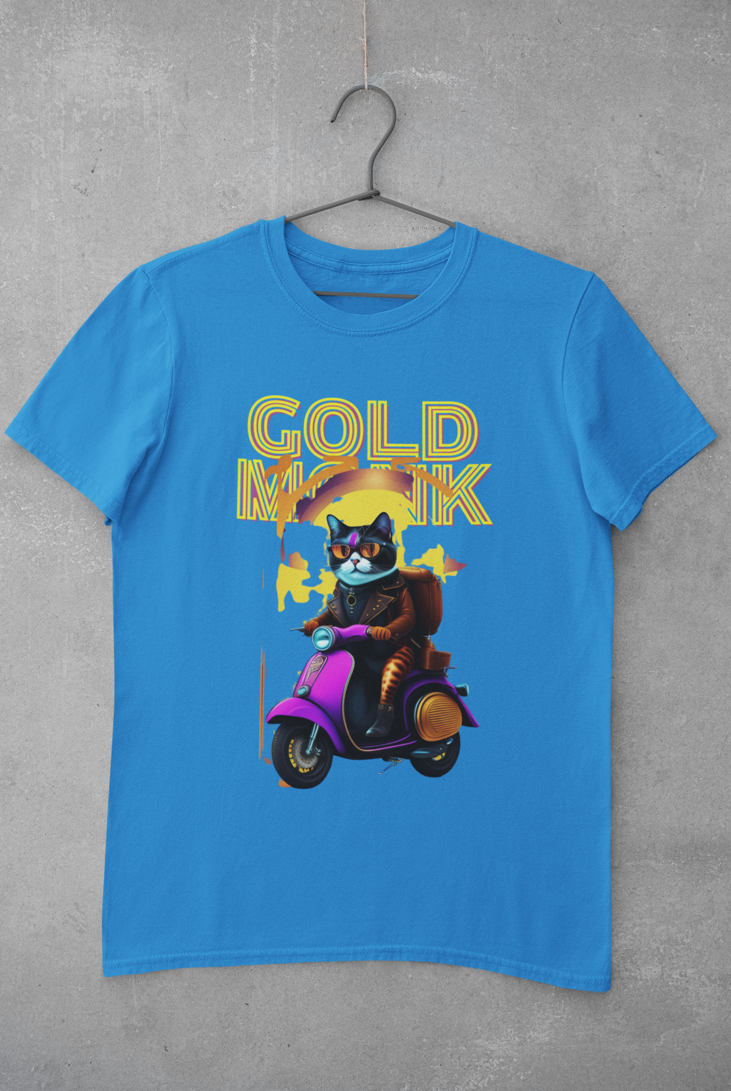 Unisex - 🛵🐱 Cat Cruisin' in Style 🐾🚲