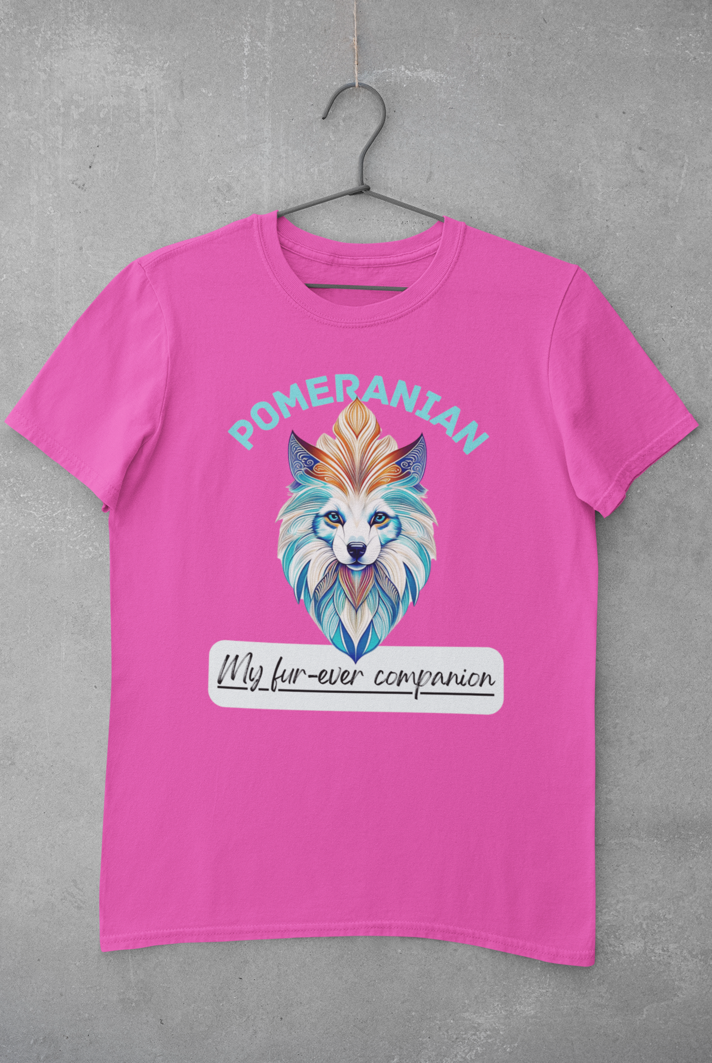 Unisex - 🌈🐶 Delightful Pomeranian 🐾🎨