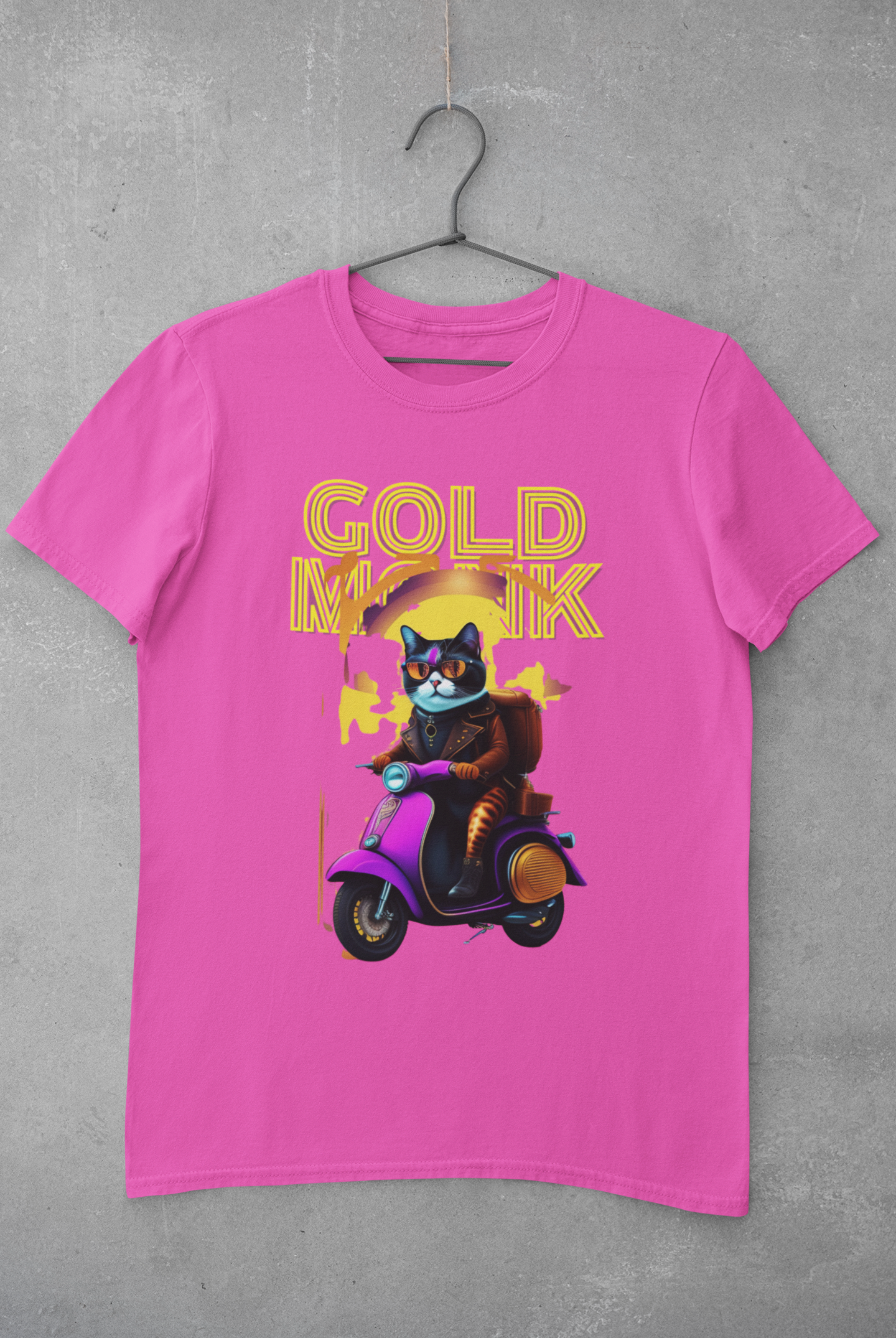 Unisex - 🛵🐱 Cat Cruisin' in Style 🐾🚲