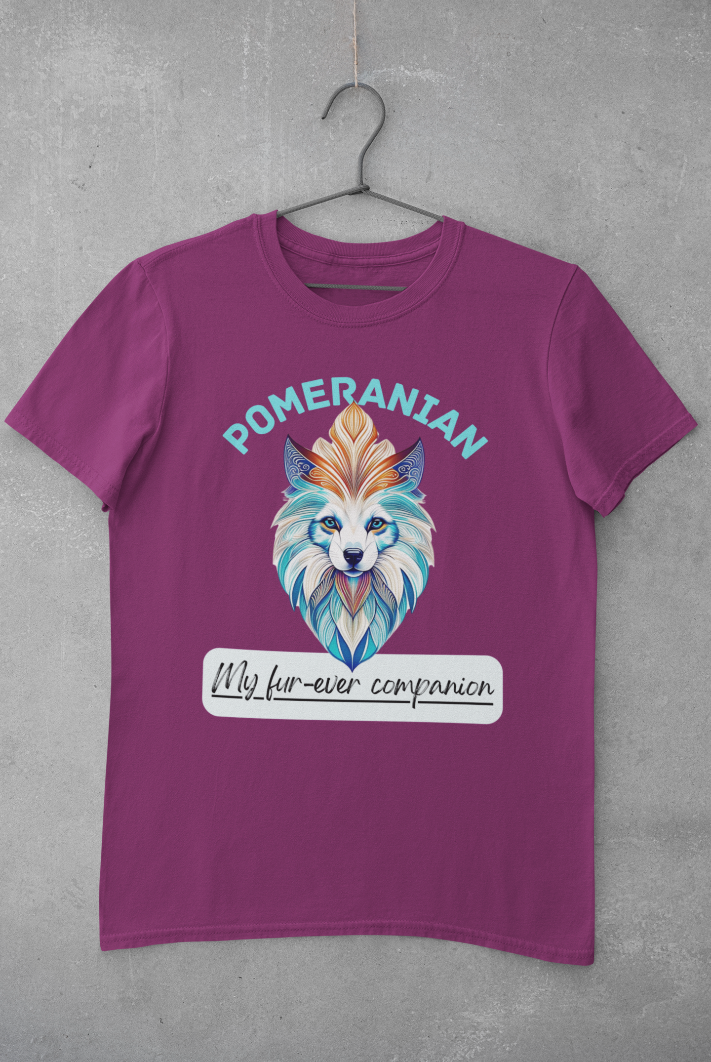 Unisex - 🌈🐶 Delightful Pomeranian 🐾🎨