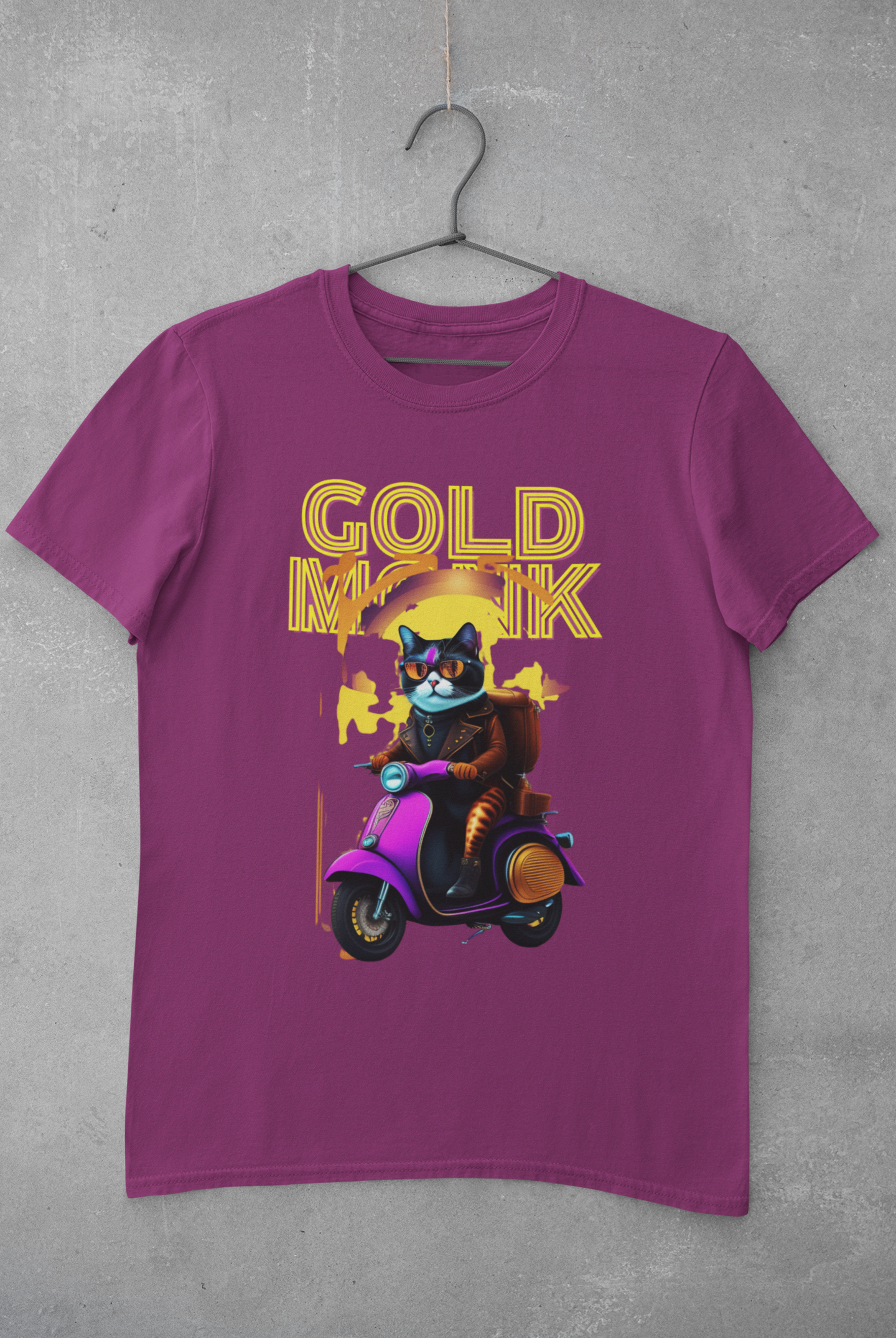 Unisex - 🛵🐱 Cat Cruisin' in Style 🐾🚲