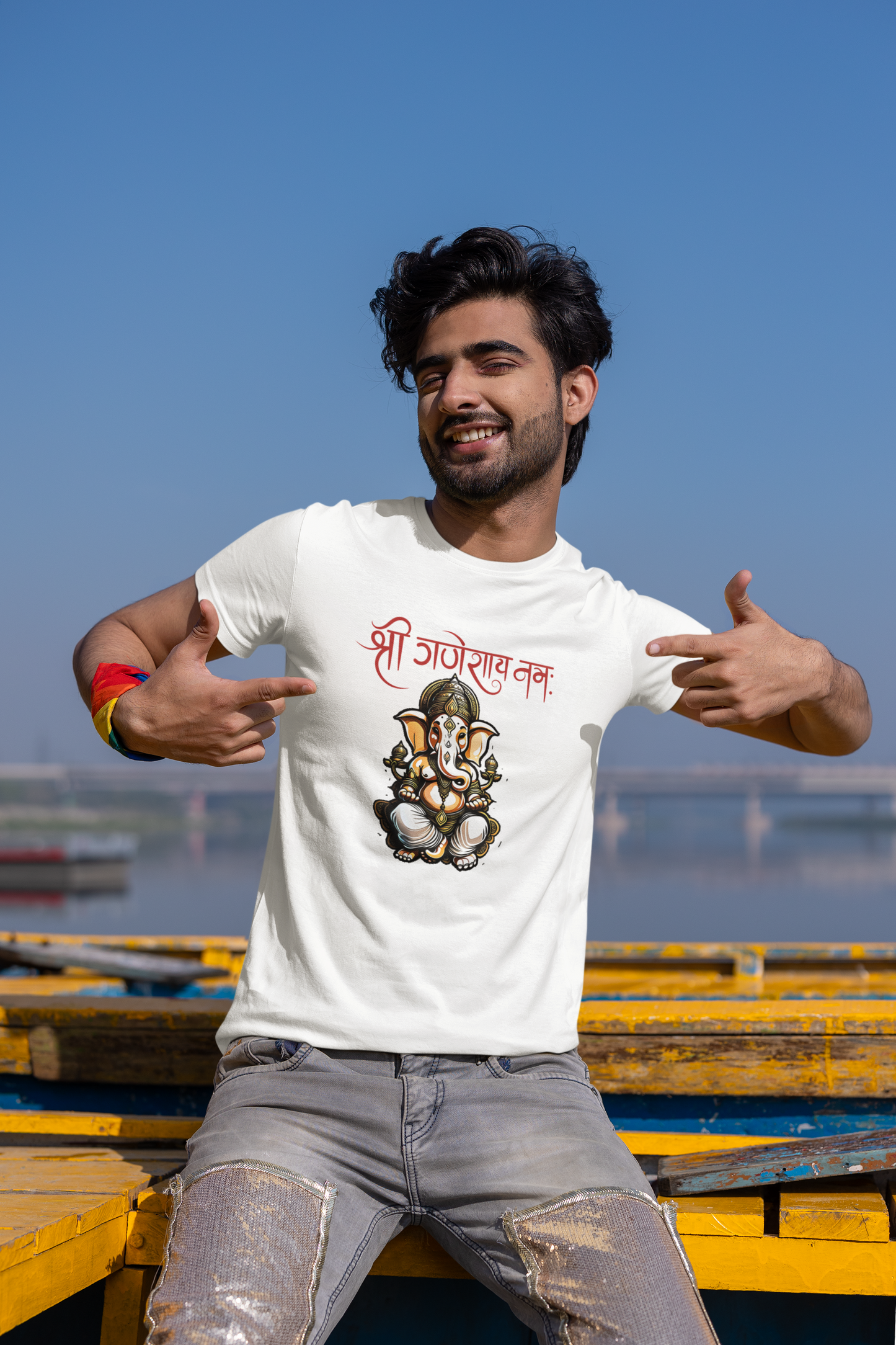 Unisex - Mangalmurti 🕉️✨ (White Only)