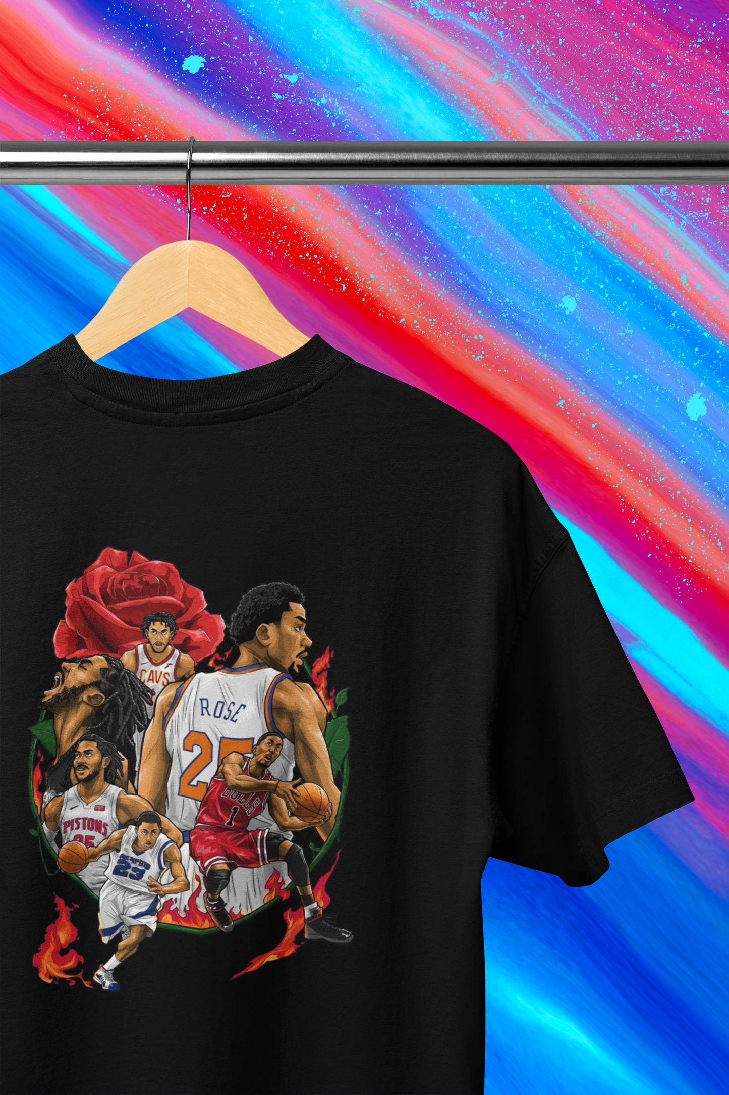 Unisex -Derrick "Dynamic" Rose 🏀🌹